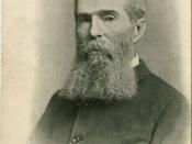 English: Signed photographic portrait of Herman Melville in later life.