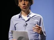 English: Malcolm Gladwell speaks at PopTech! 2008 conference.