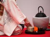 English: Outdoor Tea Ceremony in Japan