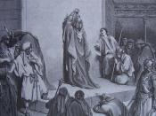 English: Gustave Doré : David mourning Absalom. Français : Extrait de la Bible illustrée de Gustave Doré : David inconsolable de la mort d'Absalom.