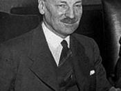 Clement Attlee, British Prime Minister 1945-51