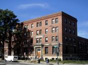 English: The Phillis Wheatley YWCA located at 901 Rhode Island Avenue, NW in the Shaw neighborhood of Washington, D.C. Designed by Shroeder & Parish in 1920, the Colonial Revival building originally served the African-American community. It's now listed o