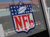 A photo of the Logo of the National Football League (NFL)