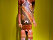 Male Figure, Igbo peoples, Amogdu Abiriba, Cross River region, Nigeria, Early to mid-20th century, Wood, pigment