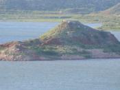 Rattlesnake Island in Lake Meredith near Fritch,TX