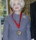 Judith Martin (aka Miss Manners) upon receipt of the 2005 National Humanities Medal