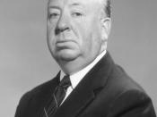 English: Studio publicity photo of Alfred Hitchcock.