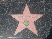 Britney Spears' star on the Hollywood Walk of Fame