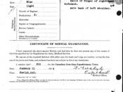 Andrew Frederick Bellamy January 1916 Enlistment Papers