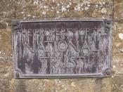 Tintinhull House - plaque - The property of the National Trust