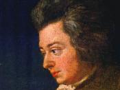The above is regarded by historians as the most accurate surviving likeness of Mozart, painted when the composer was 26 years old. It is a section of an unfinished 1782 portrait by Joseph Lange. The splotchy texture of the composer's cheeks, visible in th
