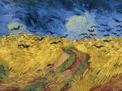 Wheatfield with Crows -- oil on canvas 101x50 cm Auvers june 1890