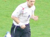Rooney playing for England in 2006