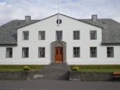 Stjórnarráðið in Reykjavik, the seat of the executive branch of Iceland's government