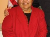 English: Kathy Kitcheyan, Former Chairwoman of the San Carlos Apache Tribe.
