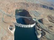 Glen Canyon Dam , Lake Powell, Arizona - USA