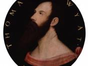 Sir Thomas Wyatt, poet, suitor of Anne Boleyn