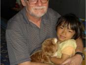 Dr. Richard P. Haugland and Opor—a child with cerebral palsy at Starfish Chiang Mai.