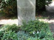 Deutsch: Grab des Kammersängers Fred Teschler auf dem Loschwitzer Friedhof in Dresden