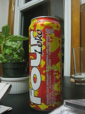 English: One 23.5 ounce can of the Four Loko alcoholic energy drink. 12% ABV.