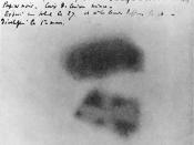 Antoine Henri Becquerel discovered the phenomenon of radioactivity by exposing a photographic plate to uranium (1896).