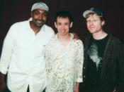 Actor Jesse L. Martin, writer A. Alex Nitta, and actor Anthony Rapp at the Annual Flea Market and Grand Auction hosted by Broadway Cares/Equity Fights AIDS on September 26, 2006. Created by Insomniacpuppy.