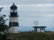 English: The Cape Disappointment Lighthouse on Cape Disappointment, Washington.