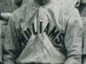 Major League Baseball player Bill Otis (Pictured with Williams college baseball team)
