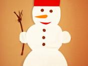 Creative Snowman Christmas Decoration from Paper
