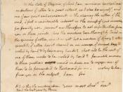 English: Letter from Thomas Jefferson to inventor Eli Whitney. 