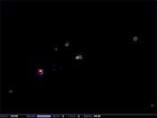 Screenshot of Maelstrom by Ambrosia Software for 68k Macintosh computers.