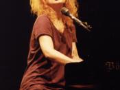 Tori Amos performing in concert during her Dew Drop Inn Tour. Photograph taken at the Robinson Center Music Hall in Little Rock, Arkansas, USA.