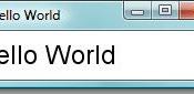 English: Image showing Hello World example in JavaFX Script.