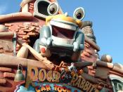 English: Entrance to Roger Rabbit's Car Toon Spin in Toontown