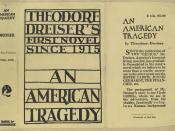 English: Dust jacket for Theodore Dreiser's 