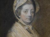 English: Margaret Burr (1728-1797), Mrs Thomas Gainsborough 239 x 190 mm Pastel over pencil heightened with white, varnished, laid paper signed l.r. TG