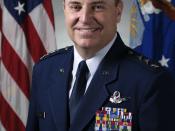 English: Lieutenant General Mark A. Welsh III, USAF Associate Director of the Central Intelligence Agency for Military Support and Associate Director for Military Affairs, Central Intelligence Agency