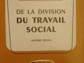 English: Cover of the French edition of the Division of Labor in Society Français : Couverture du livre de Emile Durkheim, La Division du travail social