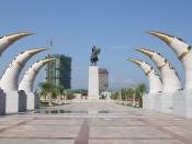 English: Genghis Khan's Monument in Hohhot, Inner Mongolia, China