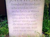 English: Remember John Wesley, Wroot. Photo by E Asterion u talking to me? Category:Images of England