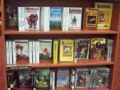 Novels in a Polish bookstore