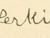 English: Signature of American writer Charlotte Perkins Stetson Gilman