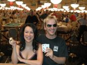 Jennifer Tilly and Phil Laak at the 2005 World Series of Poker - Rio Las Vegas.