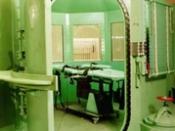 Old gas chamber for death row inmates in California