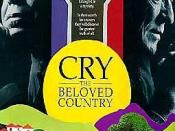Film poster for Cry, the Beloved Country (1995 film) - Copyright 1995, Miramax