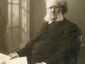 English: Detail of photograph taken in 1900 of Henrik Ibsen.