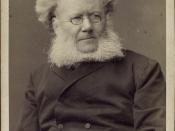 English: Norwegian writer Henrik Ibsen photo portrait later in his career
