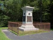 English: Braddock's Grave monument