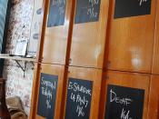 Coffee Locker Cabinets - Auction Rooms Cafe