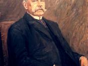 Paul von Hindenburg, president 1925–1934, painted by Max Liebermann in 1927